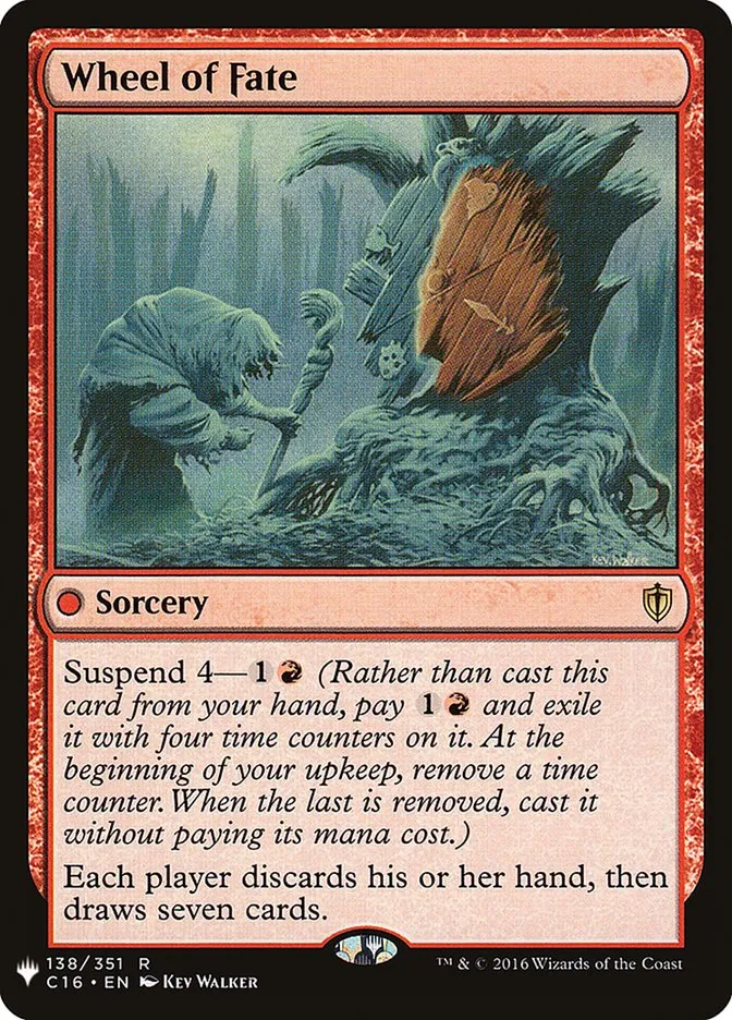 2020 The List Wheel of Fate #C16-138 rare card image