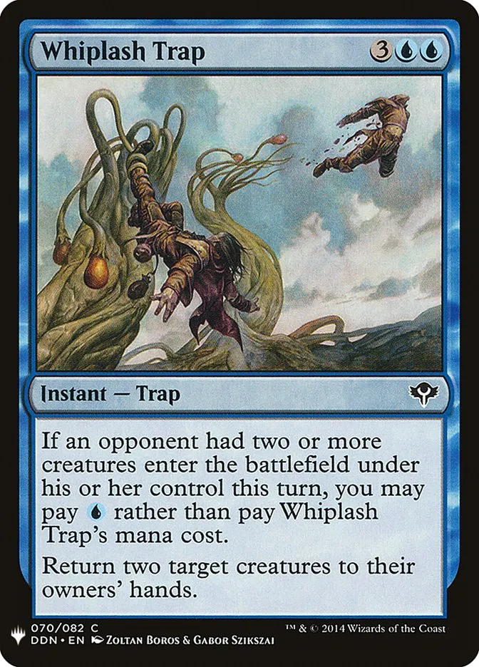 2020 The List Whiplash Trap #DDN-70 common card image