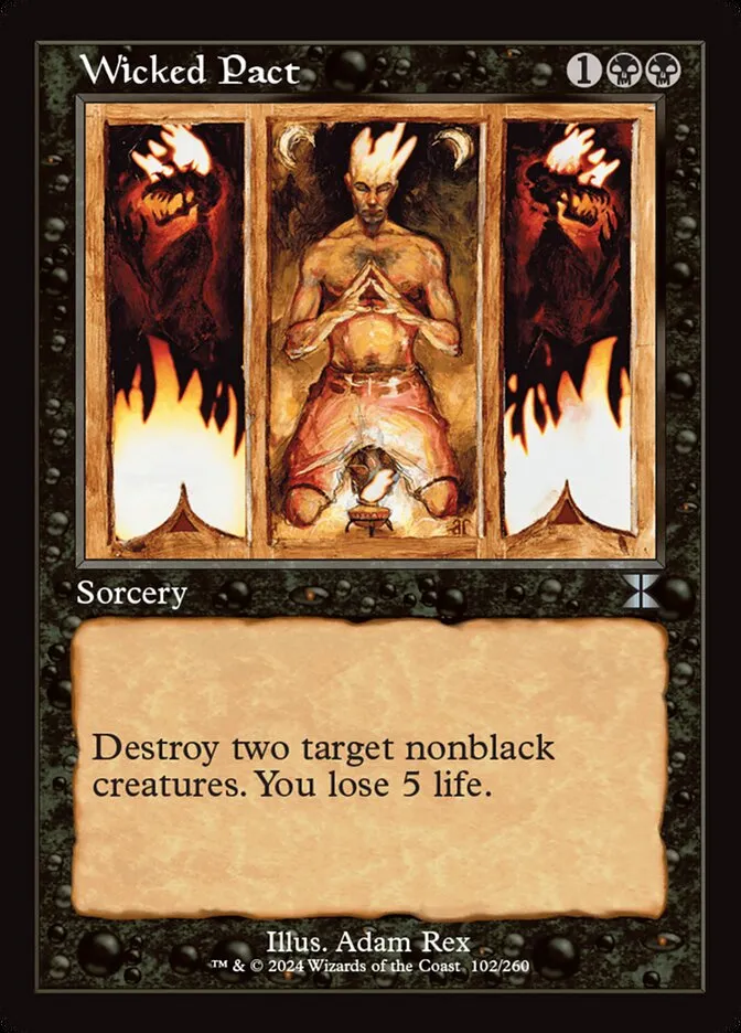 2020 The List Wicked Pact #ME4-102 uncommon card image