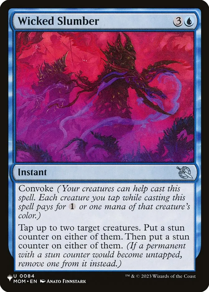 2020 The List Wicked Slumber #MOM-84 uncommon card image