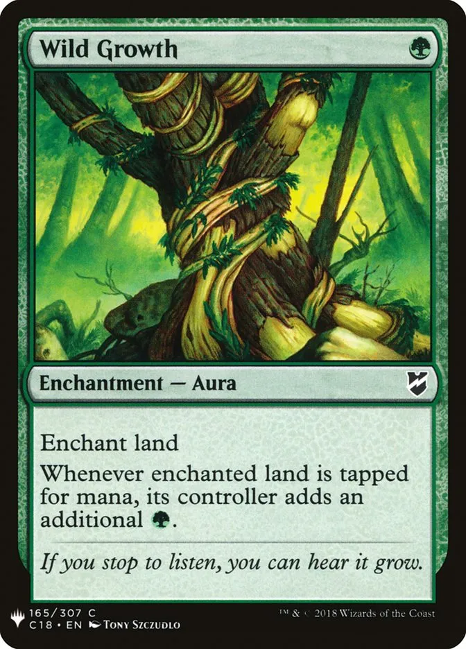 2020 The List Wild Growth #C18-165 common card image