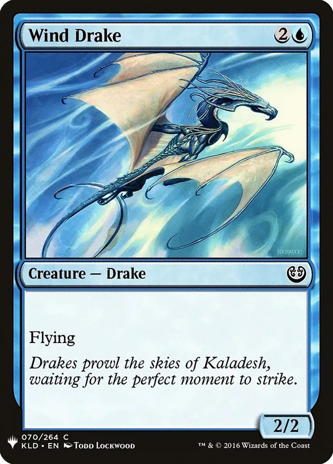 2020 The List Wind Drake #KLD-70 common card image