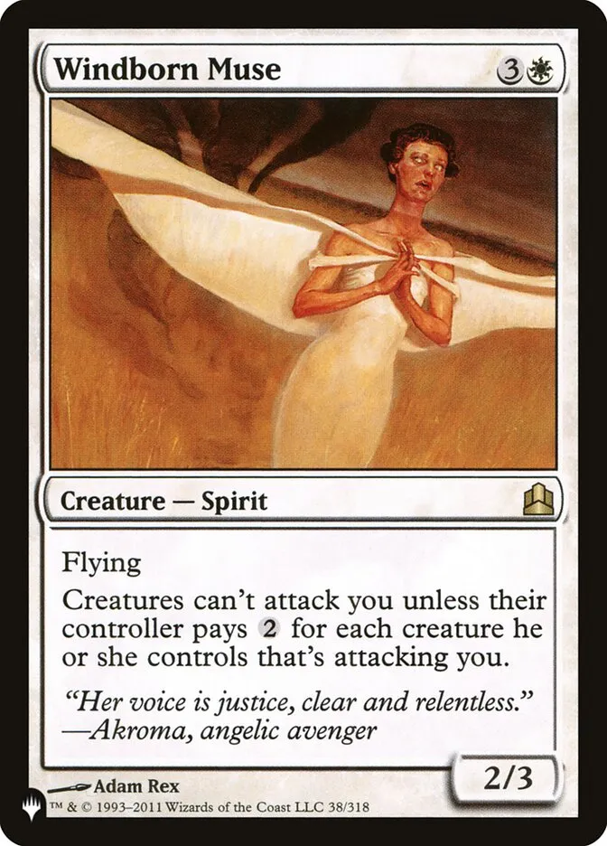 2020 The List Windborn Muse #CMD-38 rare card image
