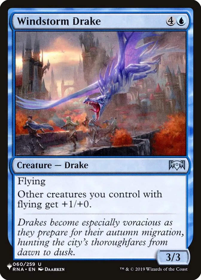 2020 The List Windstorm Drake #RNA-60 uncommon card image