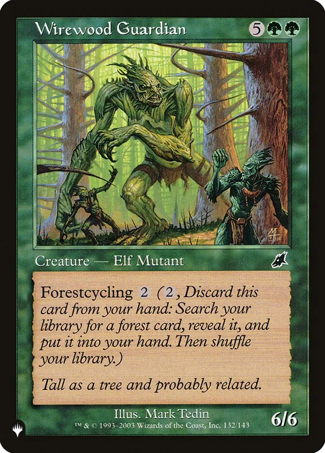 2020 The List Wirewood Guardian #SCG-132 common card image