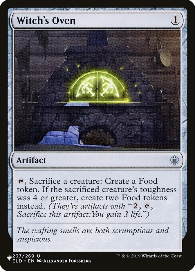 2020 The List Witch's Oven uncommon #ELD-237 uncommon card image