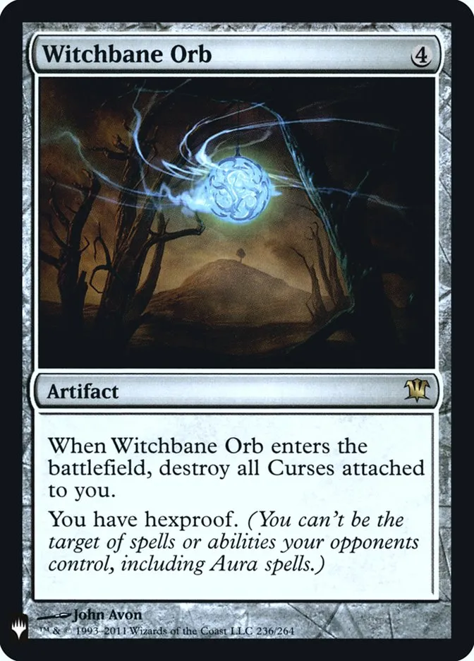 2020 The List Witchbane Orb #ISD-236 rare card image