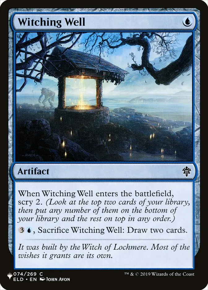 2020 The List Witching Well common #ELD-74 common card image