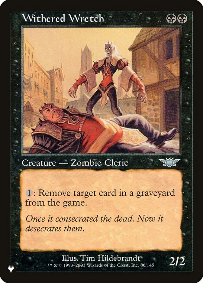 2020 The List Withered Wretch uncommon #LGN-86 uncommon card image