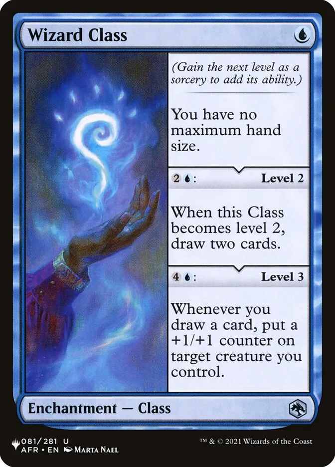 2020 The List Wizard Class uncommon #AFR-81 uncommon card image