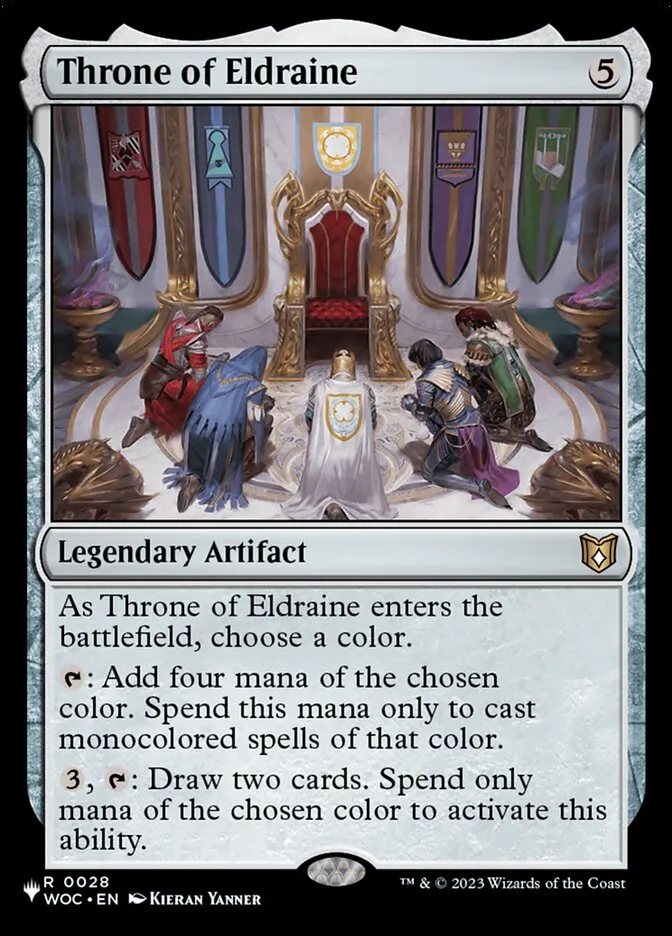 2020 The List Throne of Eldraine #WOC-28 rare card image