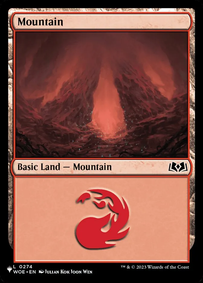 2020 The List Mountain #WOE-274 common card image