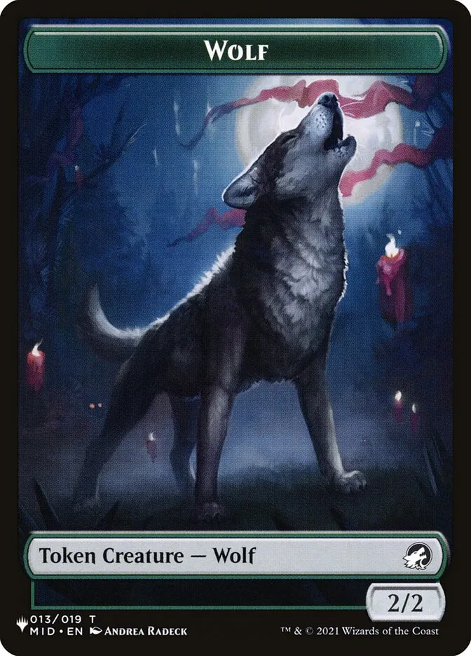 2020 The List Wolf common #TMID-13 common card image