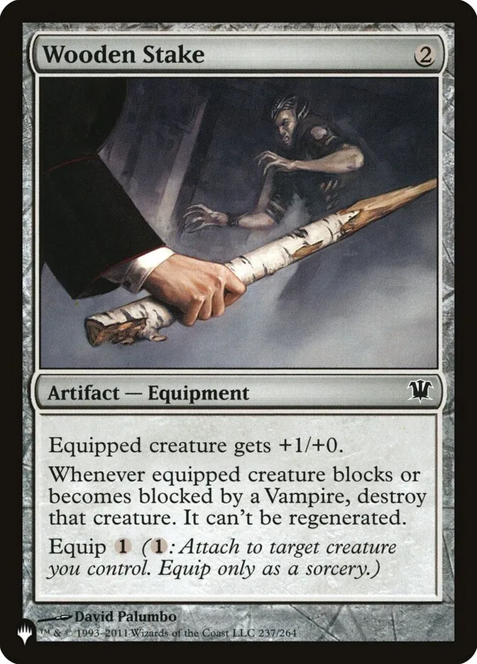2020 The List Wooden Stake #ISD-237 common card image