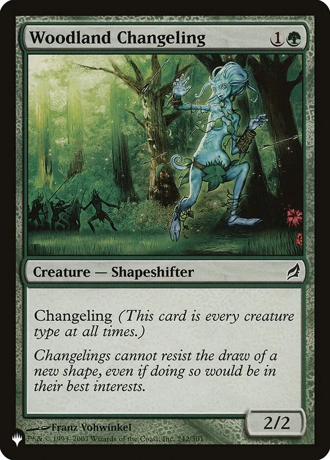 2020 The List Woodland Changeling #LRW-242 common card image