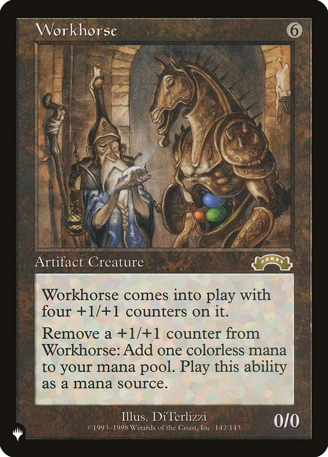 2020 The List Workhorse #EXO-142 rare card image