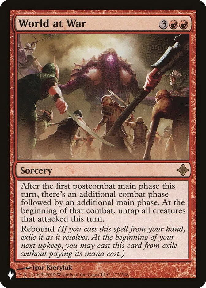 2020 The List World at War #ROE-172 rare card image