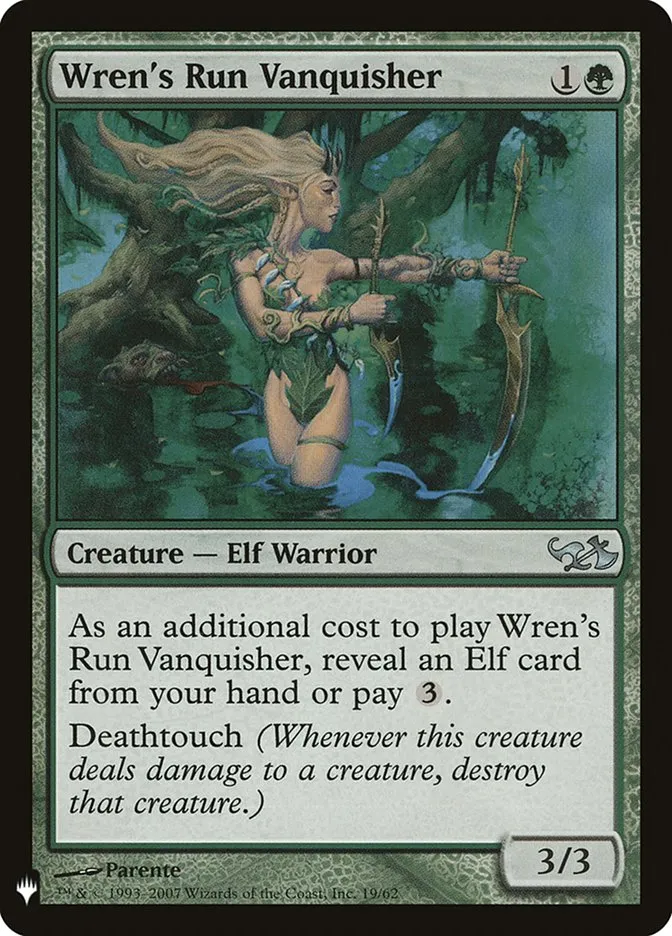 2020 The List Wren's Run Vanquisher #DD1-19 uncommon card image