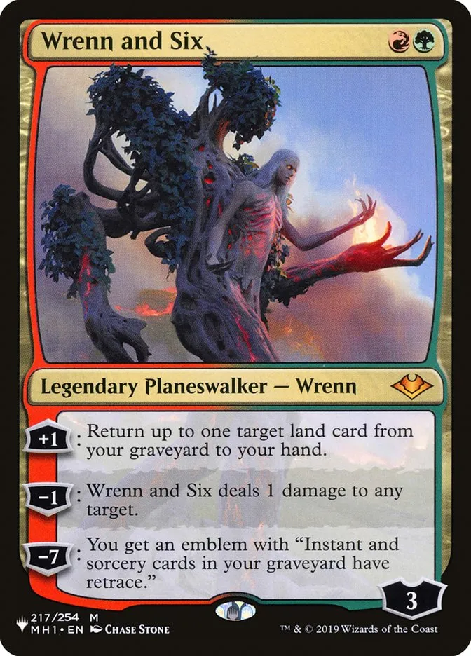 2020 The List Wrenn and Six #MH1-217 mythic card image