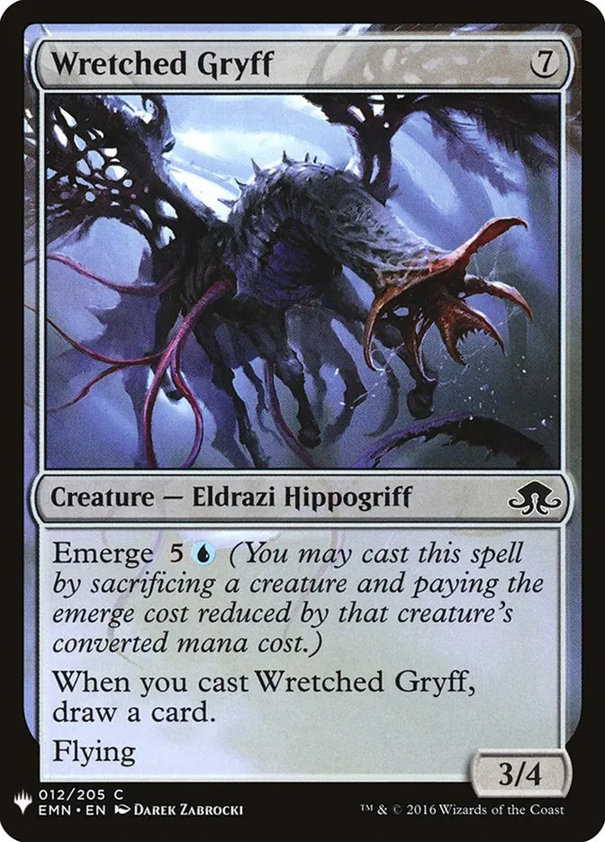 2020 The List Wretched Gryff #EMN-12 common card image