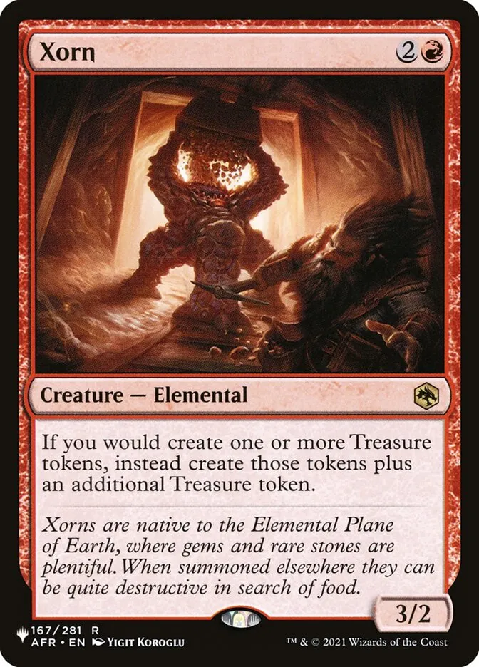 2020 The List Xorn #AFR-167 rare card image