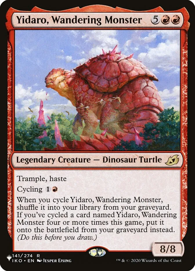 2020 The List Yidaro, Wandering Monster #IKO-141 rare card image