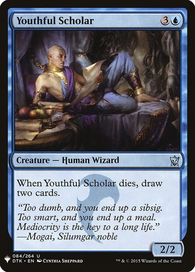 2020 The List Youthful Scholar #DTK-84 uncommon card image