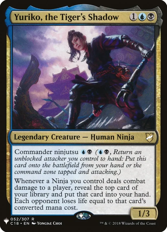 2020 The List Yuriko, the Tiger's Shadow #C18-52 rare card image