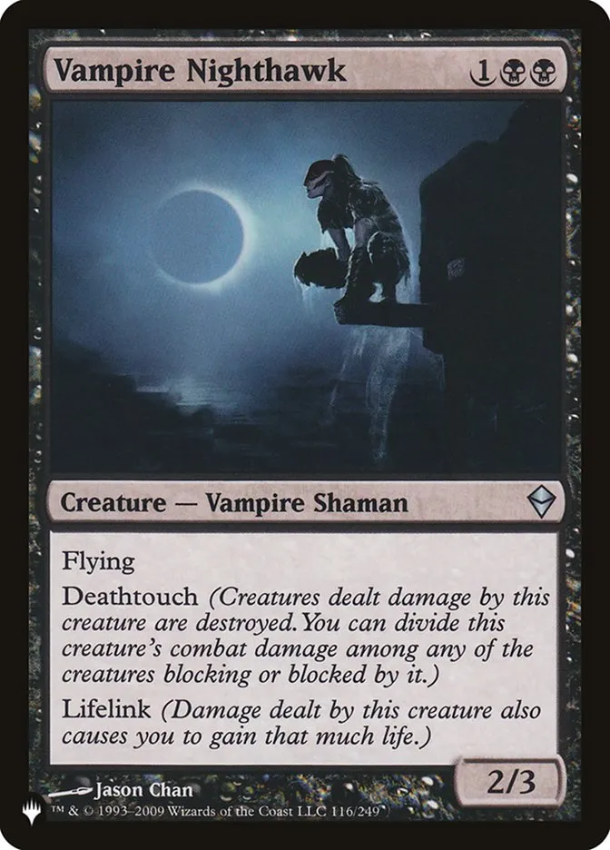 2020 The List Vampire Nighthawk uncommon #ZEN-116 uncommon card image