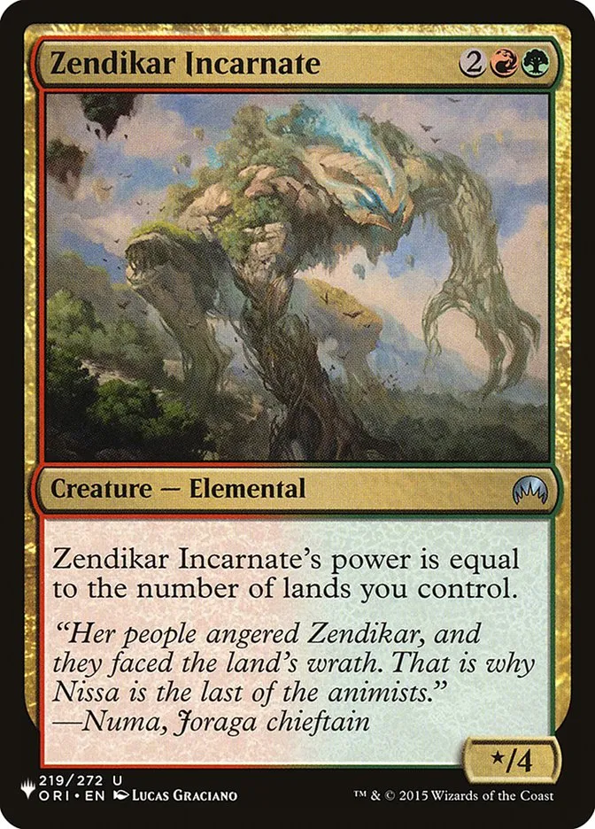 2020 The List Zendikar Incarnate #ORI-219 uncommon card image