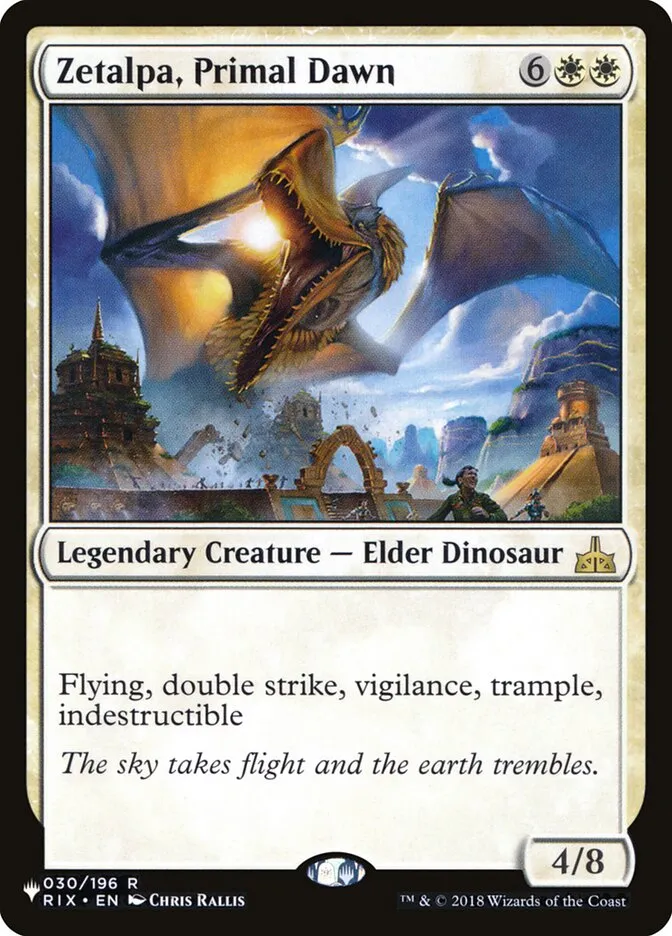 2020 The List Zetalpa, Primal Dawn #RIX-30 rare card image