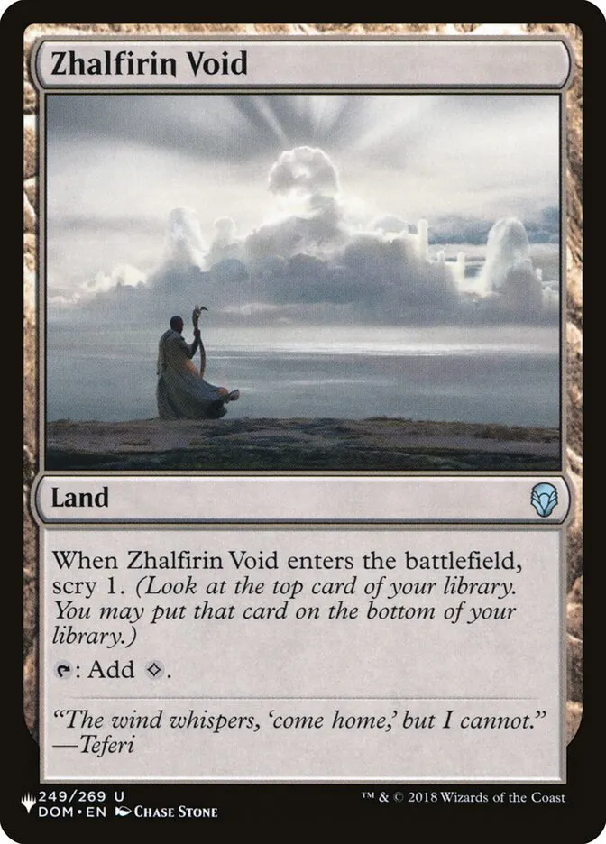 2020 The List Zhalfirin Void uncommon #DOM-249 uncommon card image