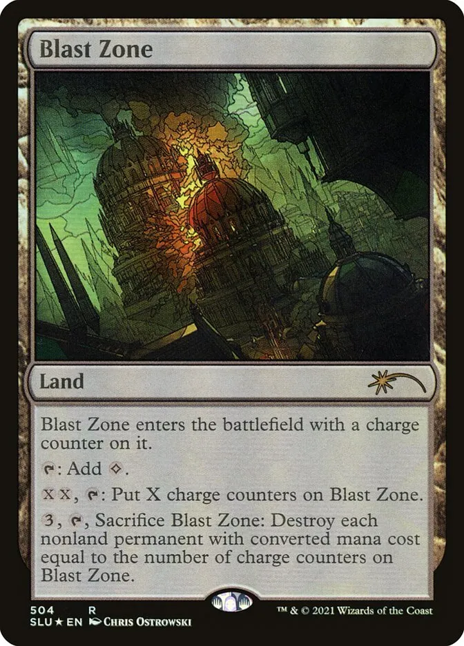 2020 Secret Lair: Ultimate Edition Blast Zone rare #504 rare card image