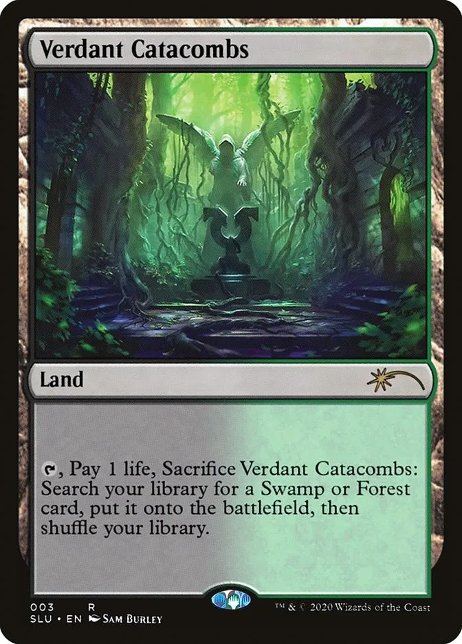 2020 Secret Lair: Ultimate Edition Verdant Catacombs rare #3 rare card image