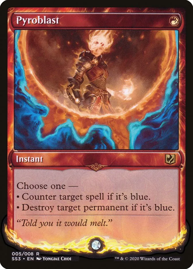 2020 Signature Spellbook: Chandra Pyroblast #5 rare card image