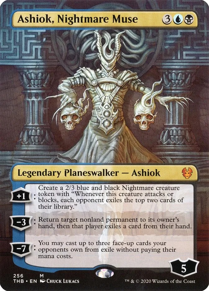 2020 Theros Beyond Death Ashiok, Nightmare Muse [Promo] mythic #256 mythic card image