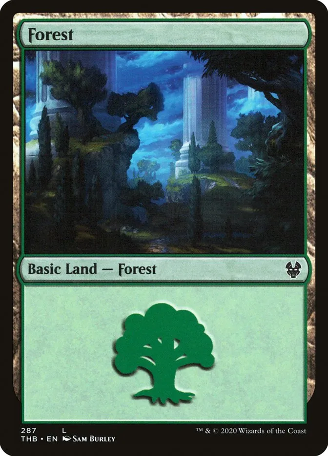 2020 Theros Beyond Death Forest #287 common card image