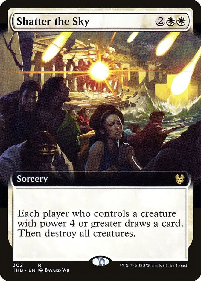 2020 Theros Beyond Death Shatter the Sky rare #302 rare card image