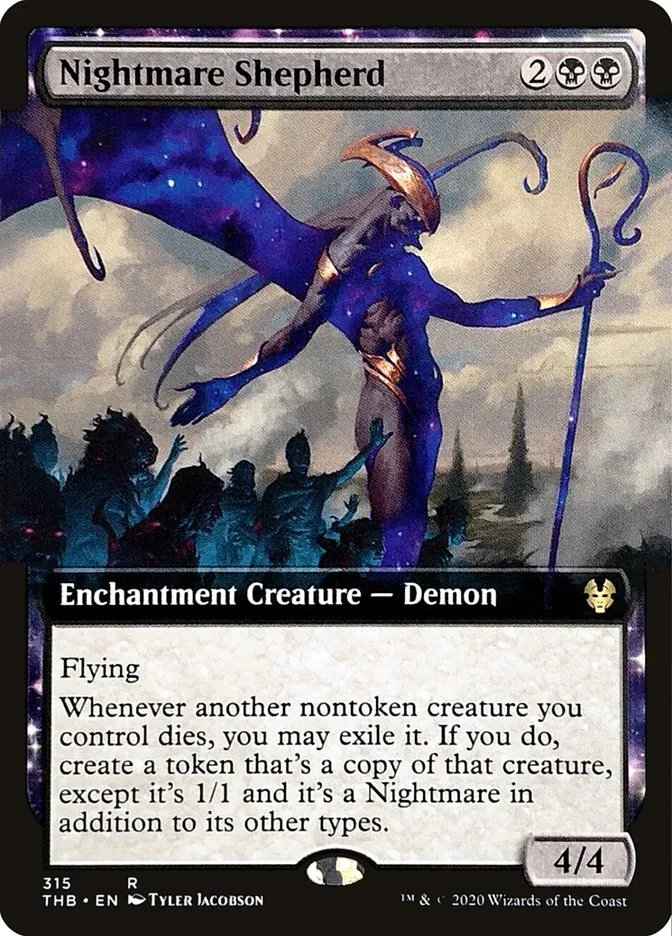 2020 Theros Beyond Death Nightmare Shepherd rare #315 rare card image