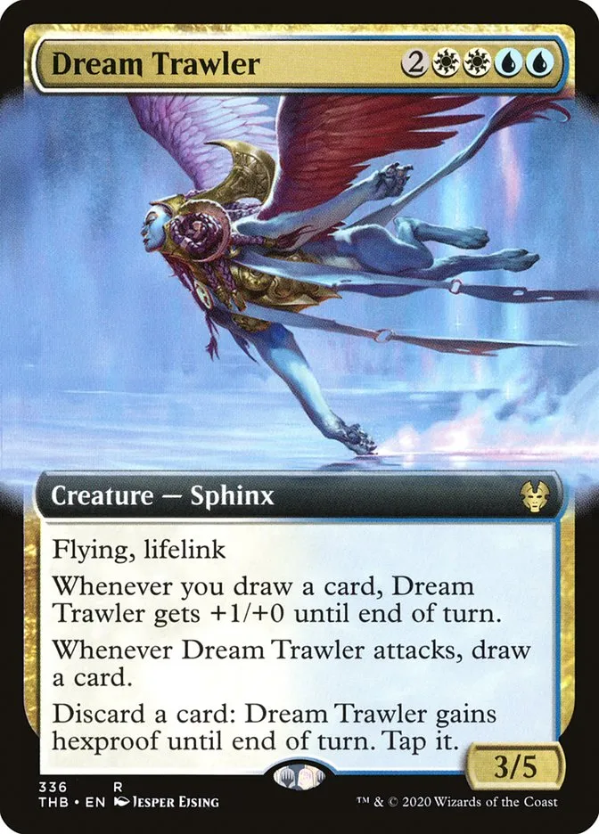 2020 Theros Beyond Death Dream Trawler #336 rare card image