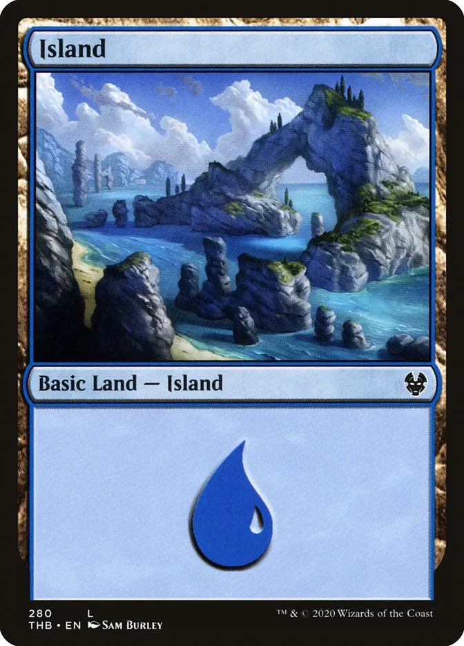 2020 Theros Beyond Death Island #280 common card image