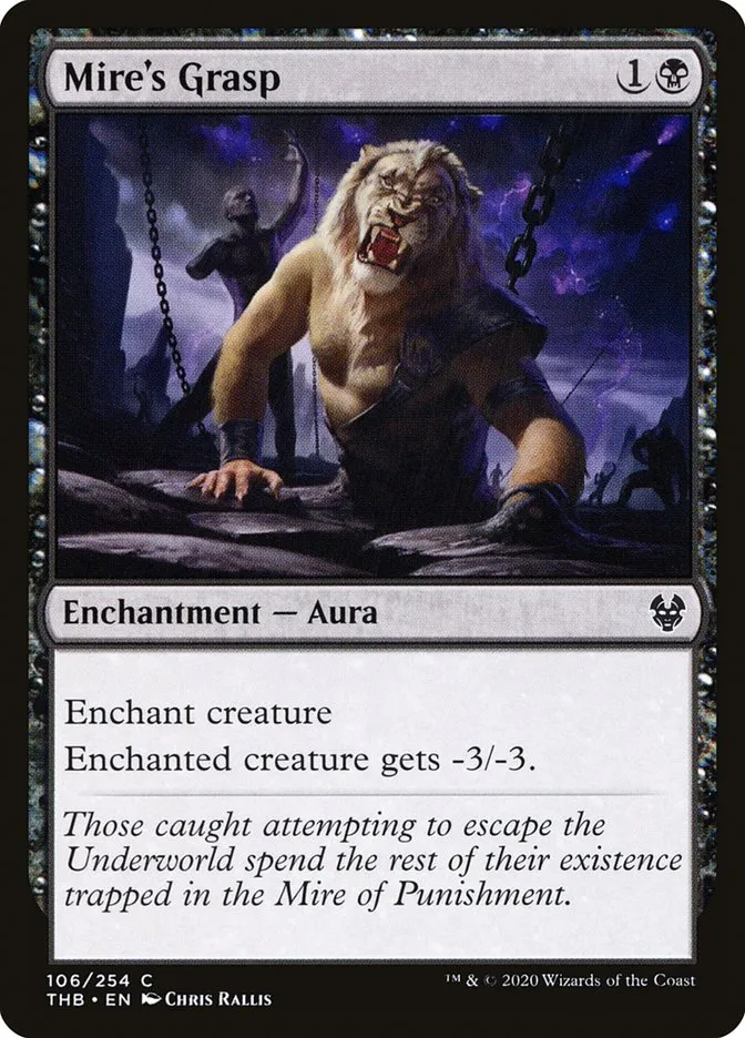 2020 Theros Beyond Death Mire's Grasp #106 common card image