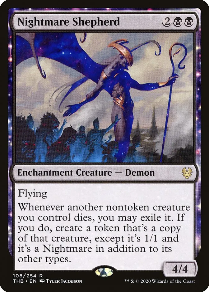 2020 Theros Beyond Death Nightmare Shepherd #108 rare card image