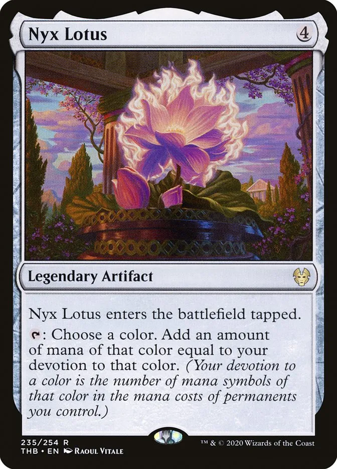 2020 Theros Beyond Death Nyx Lotus #235 rare card image