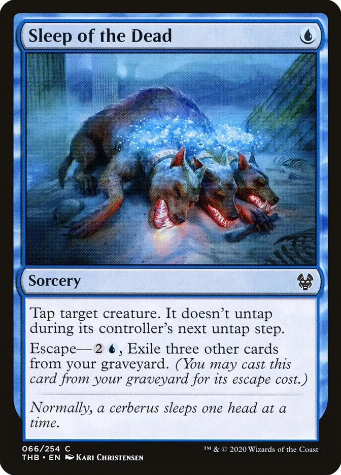 2020 Theros Beyond Death Sleep of the Dead common #66 common card image