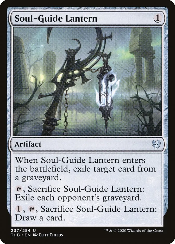 2020 Theros Beyond Death Soul-Guide Lantern #237 uncommon card image