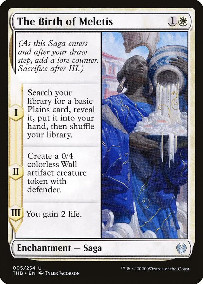 2020 Theros Beyond Death The Birth of Meletis uncommon #5 uncommon card image