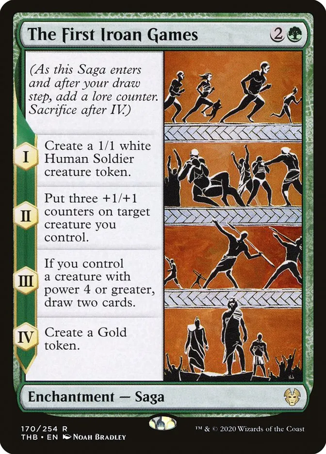 2020 Theros Beyond Death The First Iroan Games #170 rare card image