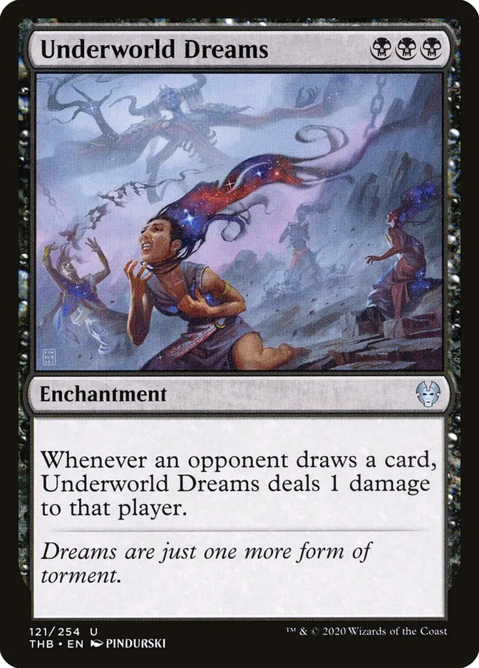 2020 Theros Beyond Death Underworld Dreams #121 uncommon card image