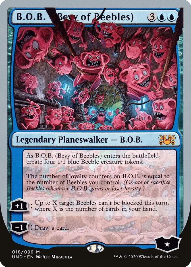 2020 Unsanctioned B.O.B. (Bevy of Beebles) #18 mythic card image